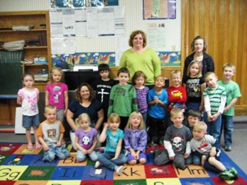 The PA Pre-K Counts Center in Sligo, PA celebrates the Month of the Young Child with a guest reading from Armstrong-Indiana Drug and Alcohol Commission's Tobacco Free Coordinator, Kolaya Horne. 